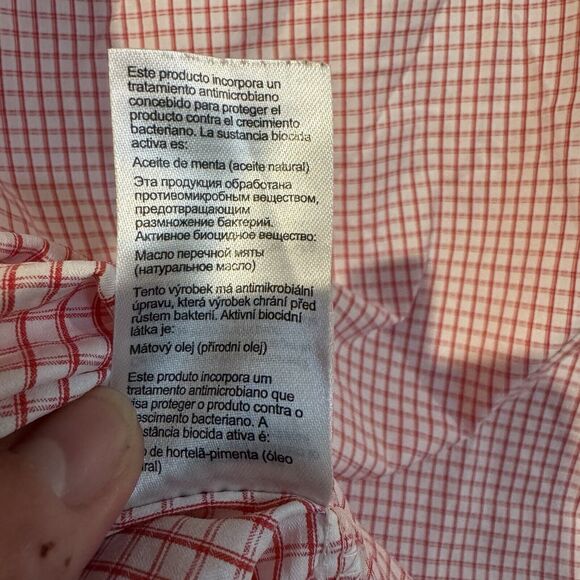 Columbia PFG Super Tamiami 2XL? Vented Fishing LS Button Up Shirt Red Check - Picture 7 of 10